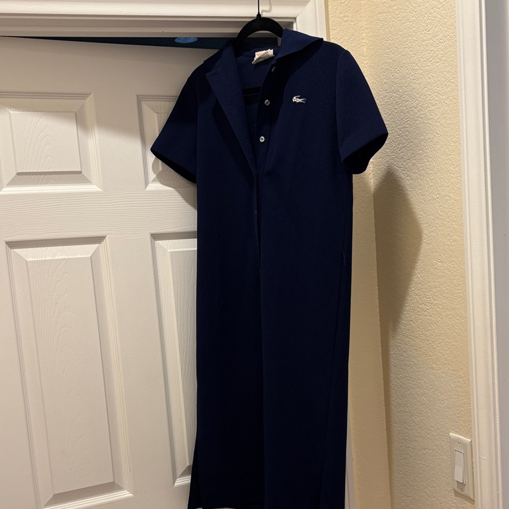 Vintage Lord & Taylor Lacoste Dress navy size unknown
